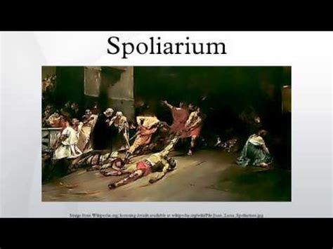 How to pronounce Spoliarium .